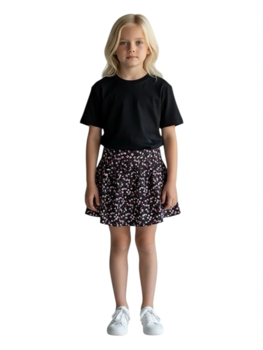 GAP KIDS - NWT - Floral Tiered Ruffle Skort